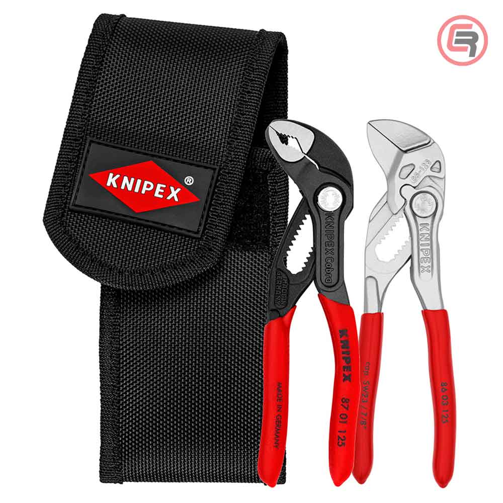 Knipex Set Kliješta Ključ 86 03 125 + Papagajke Cobra 87 01 125 U Torbici – 00 20 72 V04