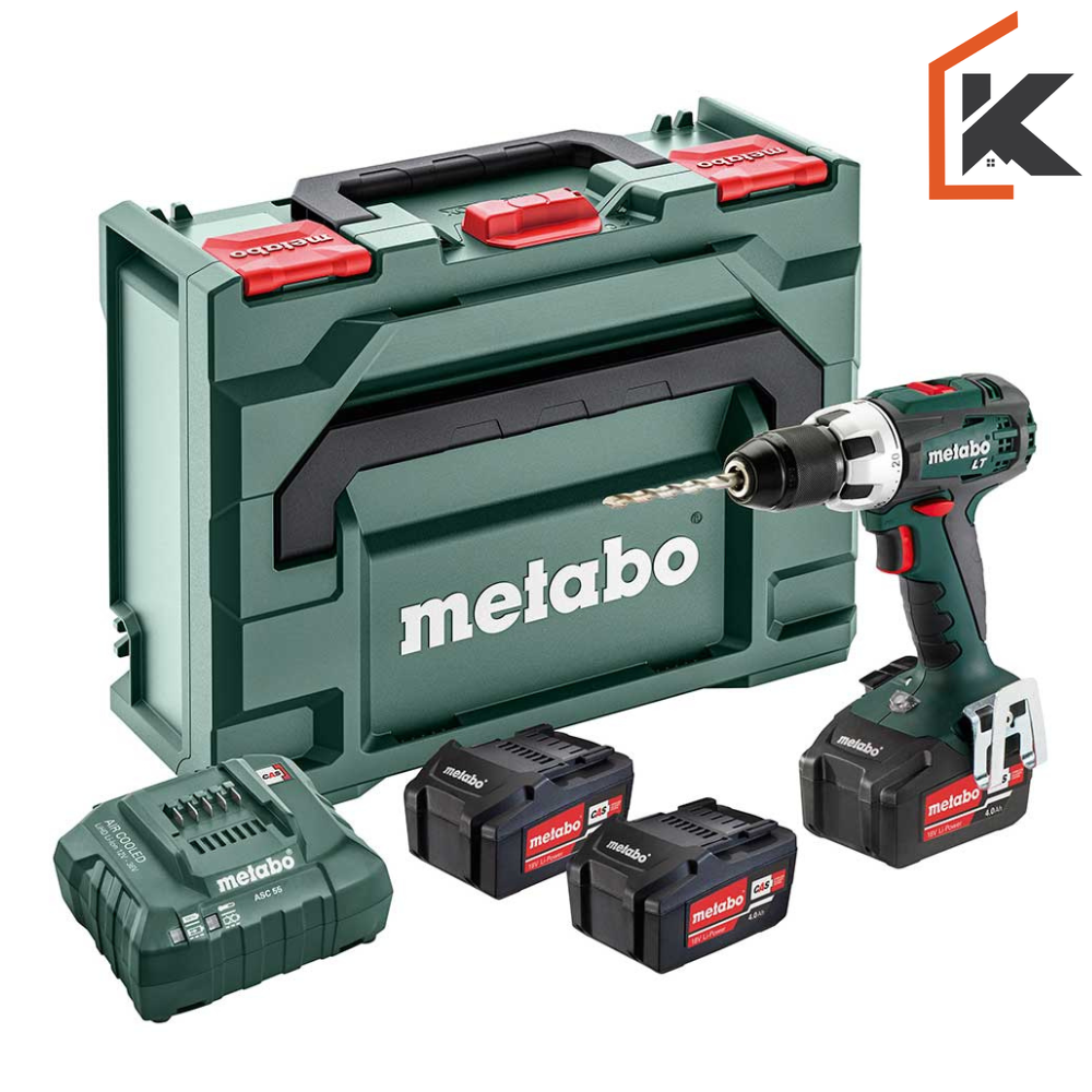 Metabo Aku bušilica-odvijač BS 18 LT 3xAKU (4,0 Ah) ASC 55 + metaBOX 145 – 602102960