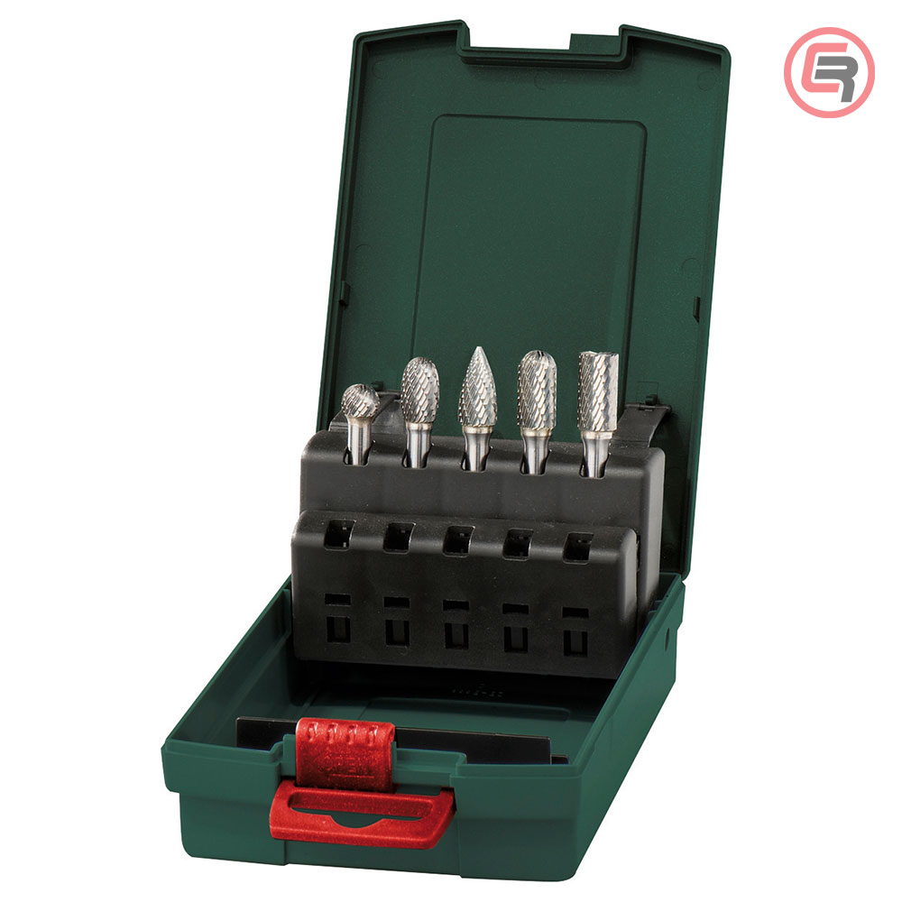Metabo Glodala Za Metal HM Osovina fi 6mm Oblik “B – C – D – E – G” U PVC Kutiji / 5 kom – 628403000