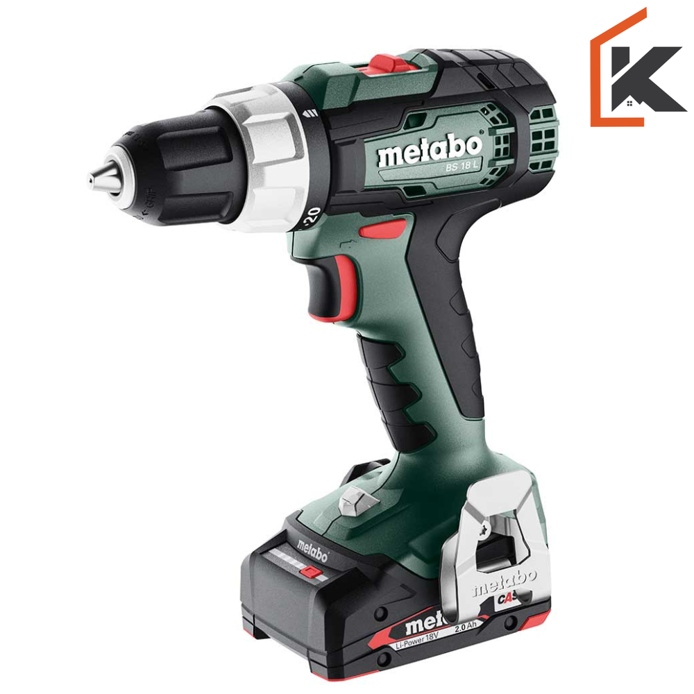 Metabo Bušilica – Odvijač Aku BS 18 L 2 x AKU LiPOWER (2,0 Ah) SC 36 + metaBOX 145 – 614051500