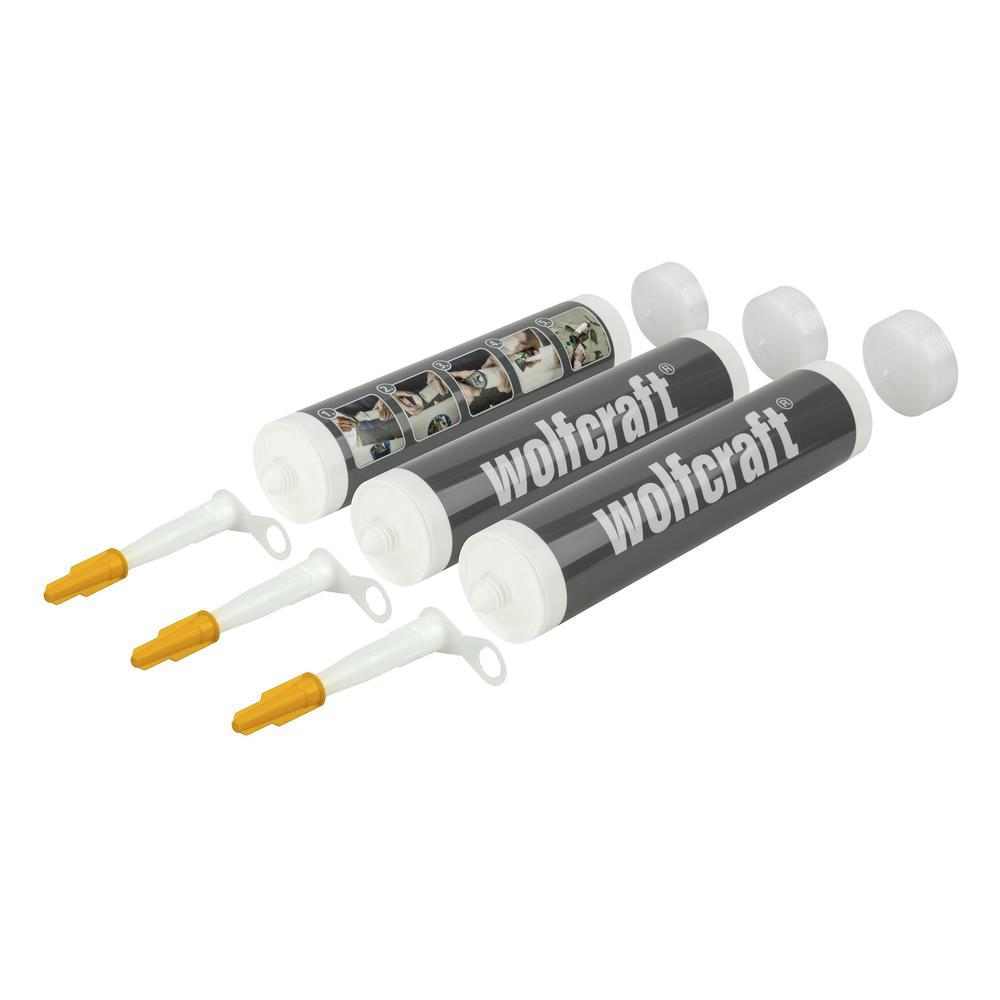 Wolfcraft Prazne Kartuše – Patrone 310 ml / 3 kom – 4044000