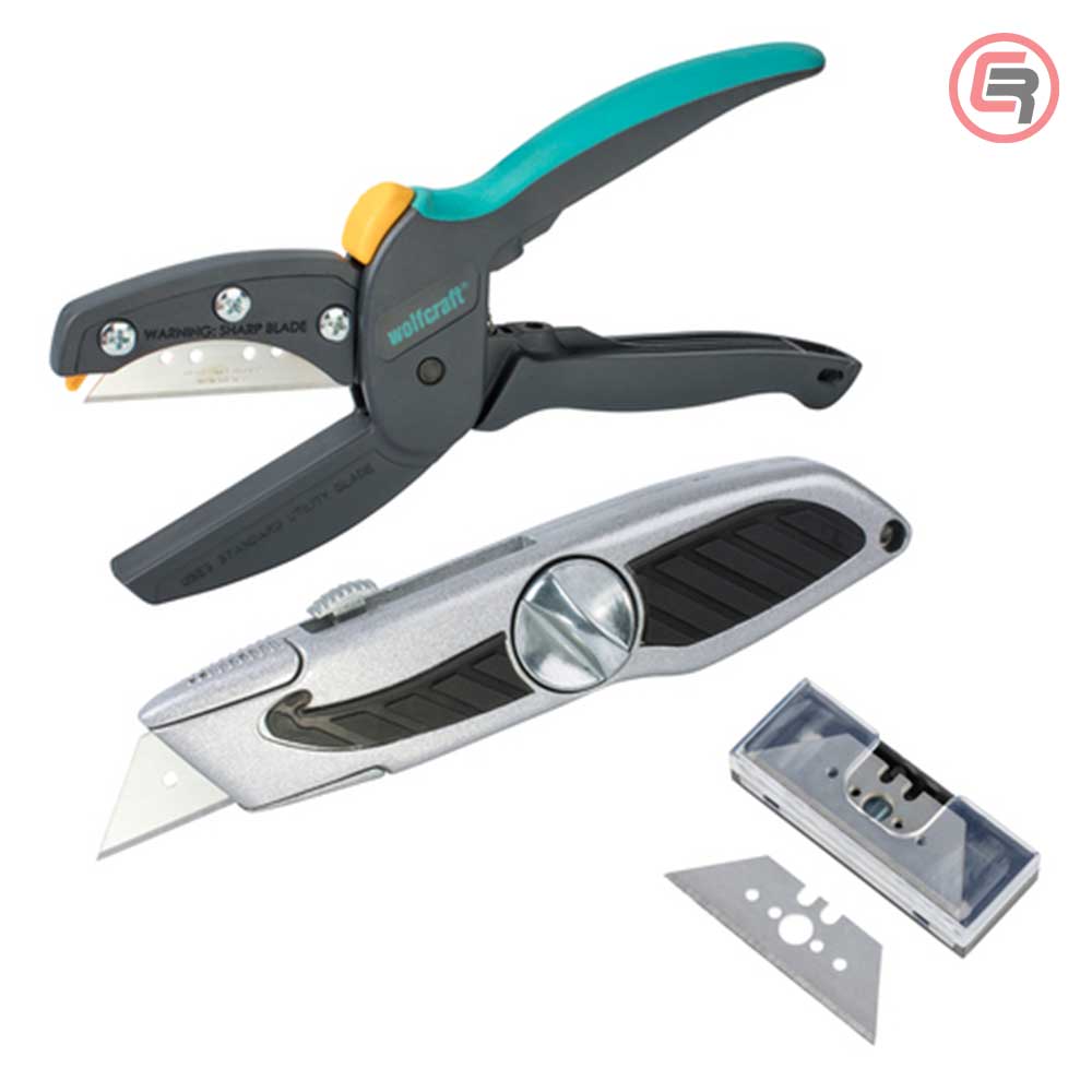 Wolfcraft Univerzalni Set Za Rezanje Škare + Skalpel / 3 dijelni – 4325000