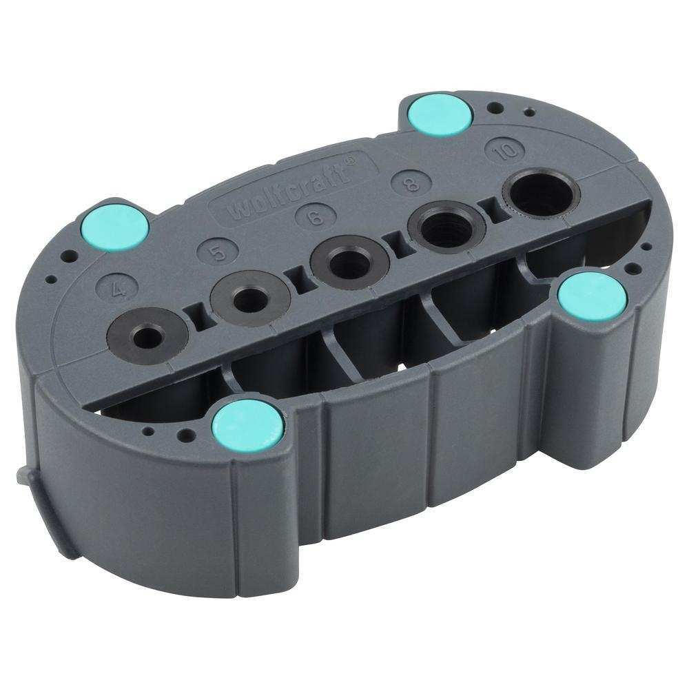 Wolfcraft Šablon Za Bušenje Accumobil fi 4, 5, 6, 8, 10 mm – 4685000