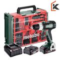 Metabo Bušilica – Odvijač Aku BS 18 L Set 2 x AKU LiPOWER (2,0 Ah) SC 36 WorkShop Sa Priborom – 614051710