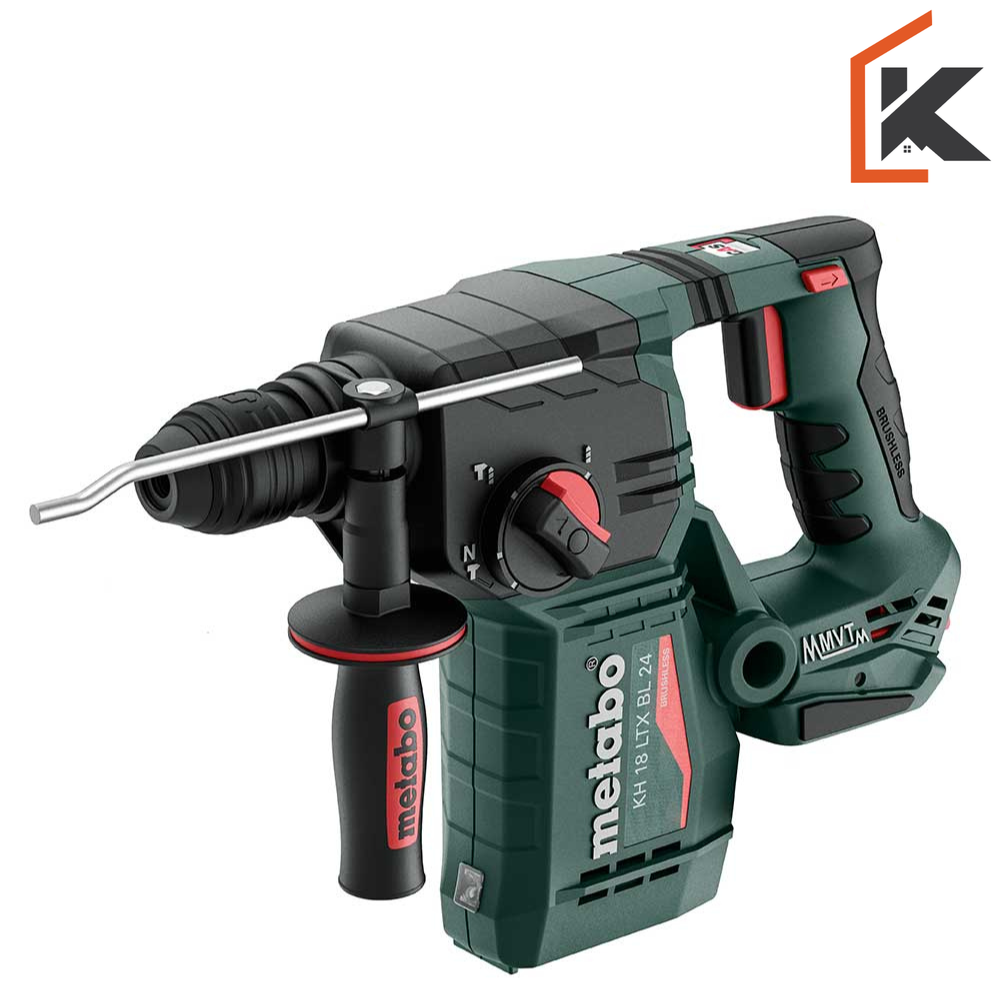 Metabo Akumulatorski kombinirani čekić KH 18 LTX BL 24 / 18V (bez baterije i punjača) + metaBOX 165 L – 601713840