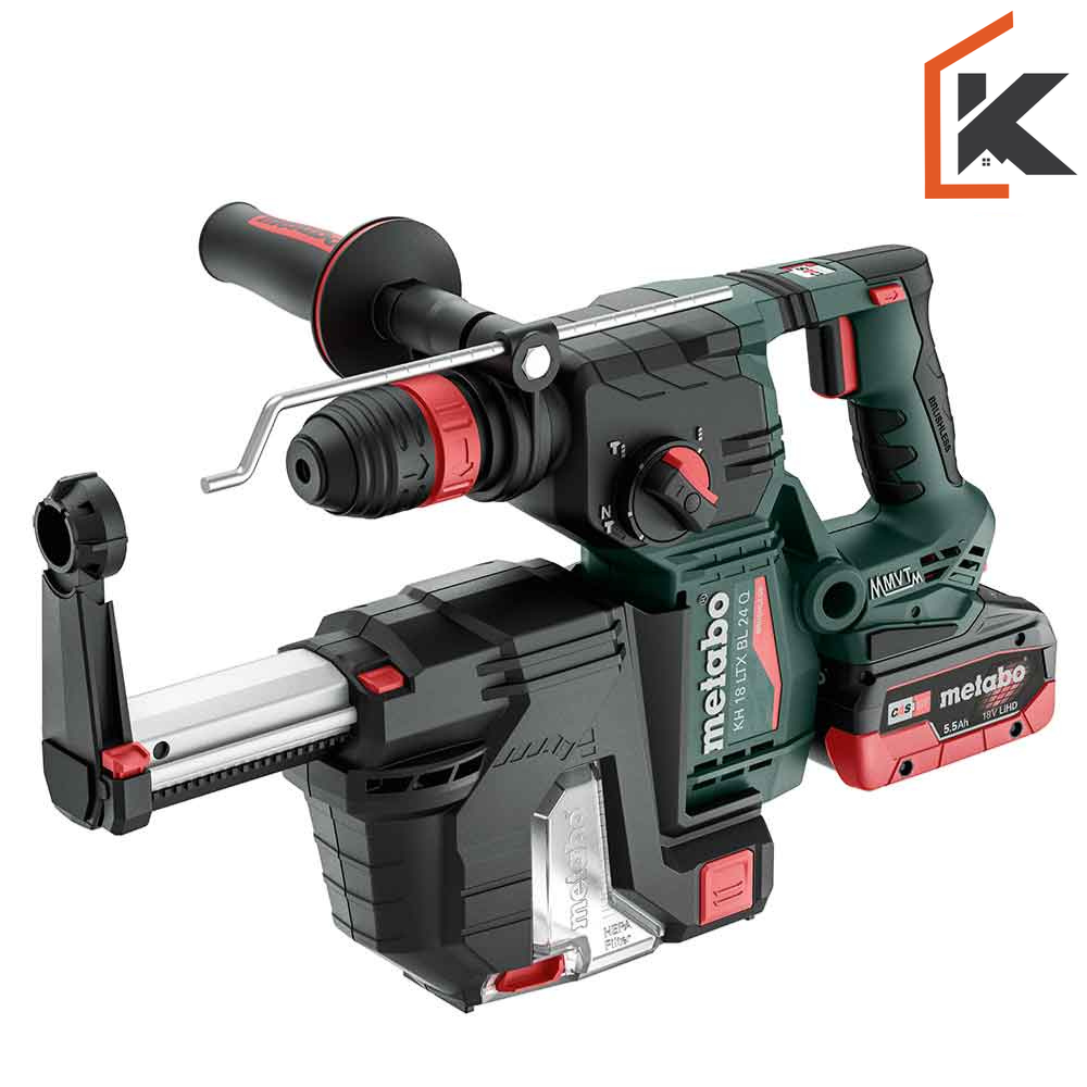 Metabo Čekić Kombinovani Aku KH 18 LTX BL 24 Q SET ISA 18V 2xAKU (5,5 Ah LiHD) ASC145 + metaBOX – 601714930