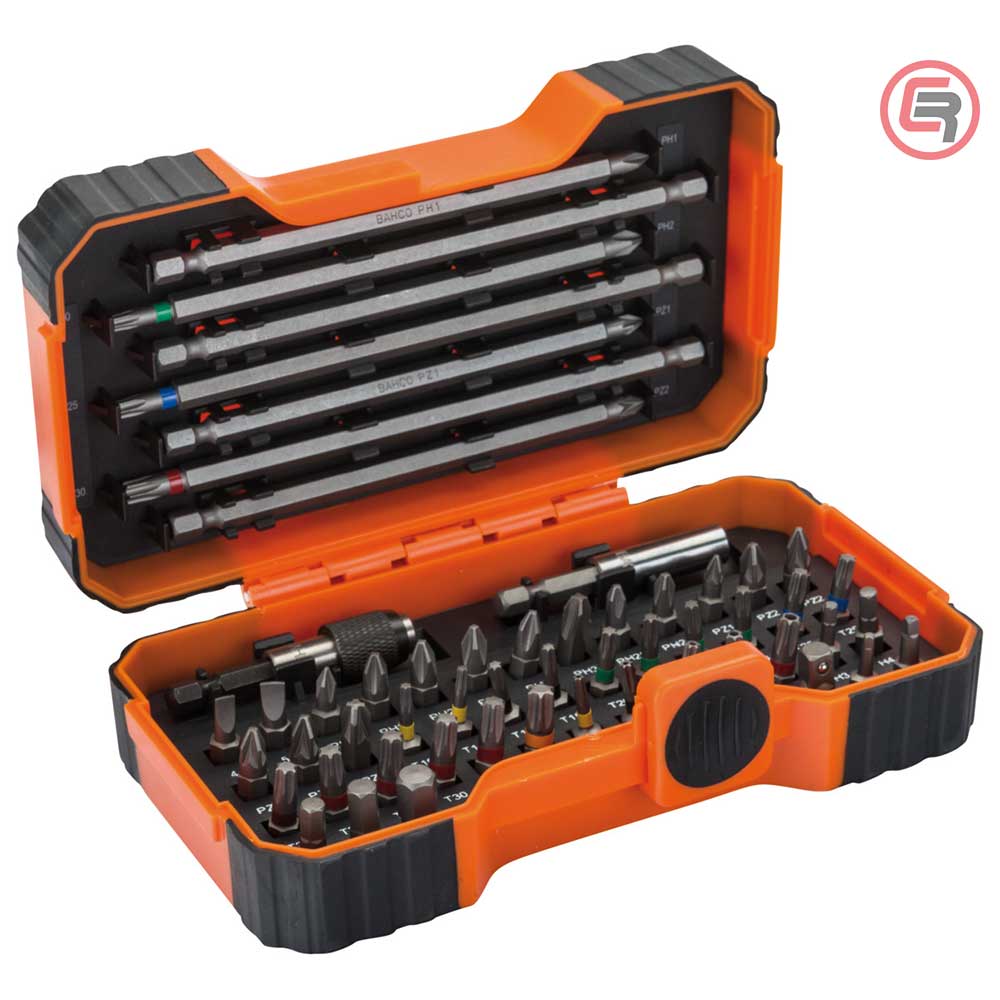 Bahco Set Bitova Ravni, Philips, Pozidriv, Hexagon, Torx 54 dijelni – 59/S54BC