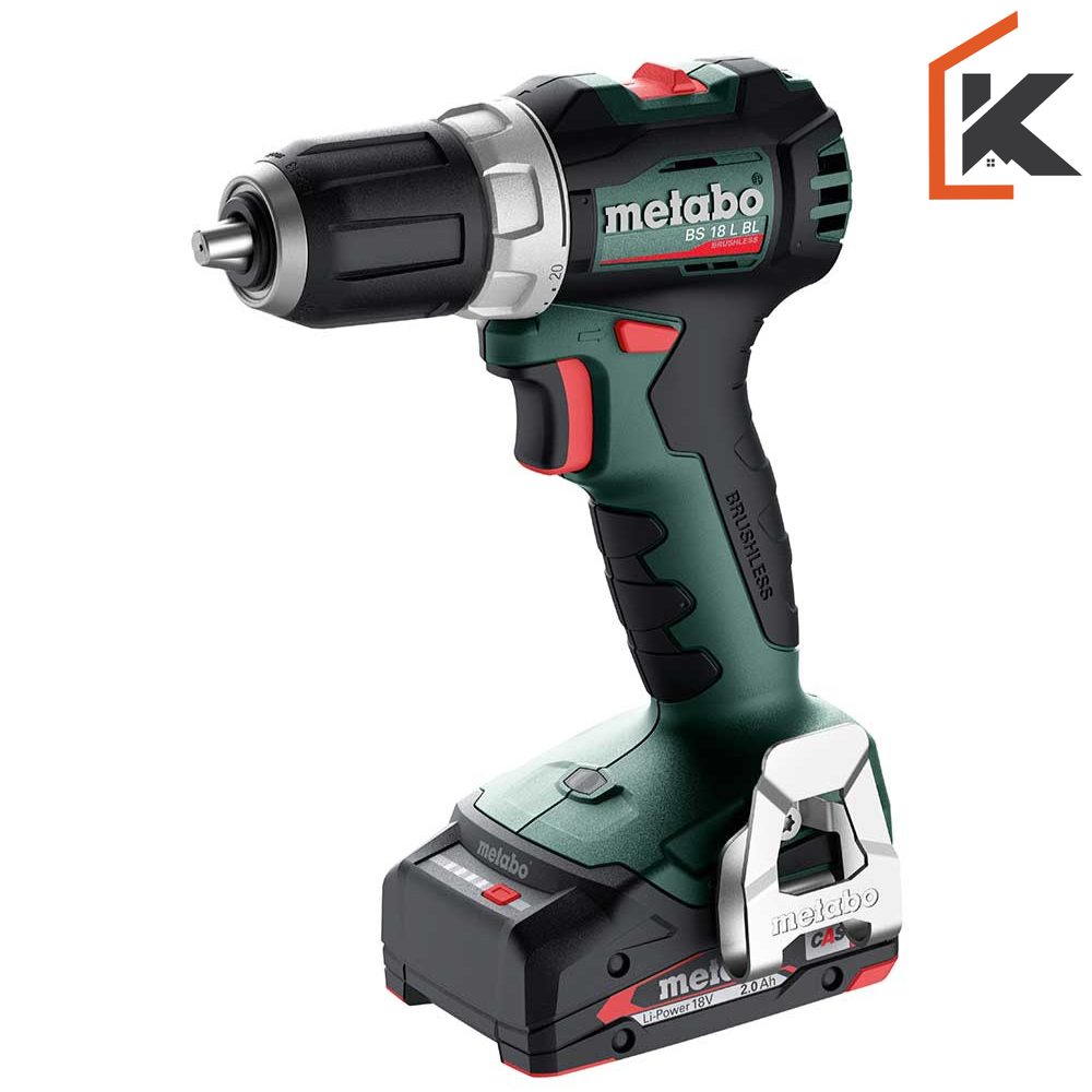 Metabo Bušilica – Odvijač Aku BS 18 L BL 2 x AKU LiPOWER (2,0 Ah) SC 36 + metaBOX 145 – 613155500