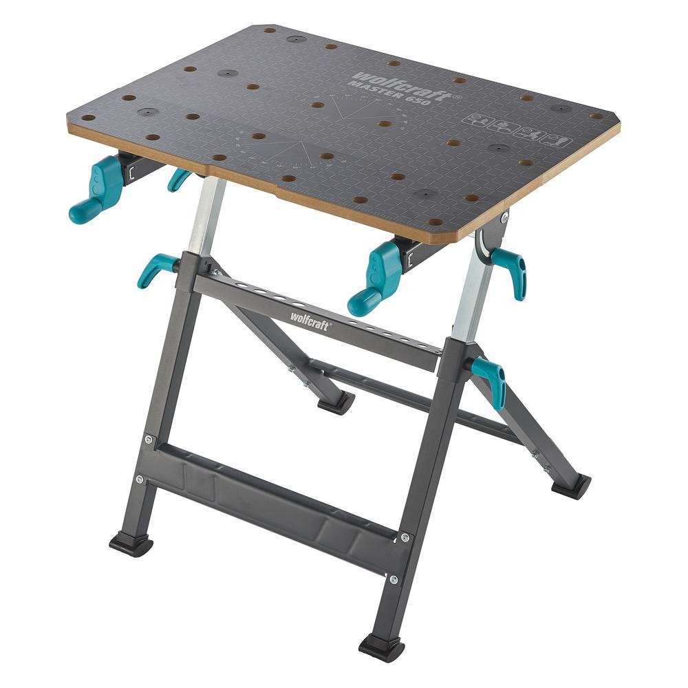 Wolfcraft Stol Radni i Stezni Master 650 Ergo / 650 x 720 x 950 mm – 6870000