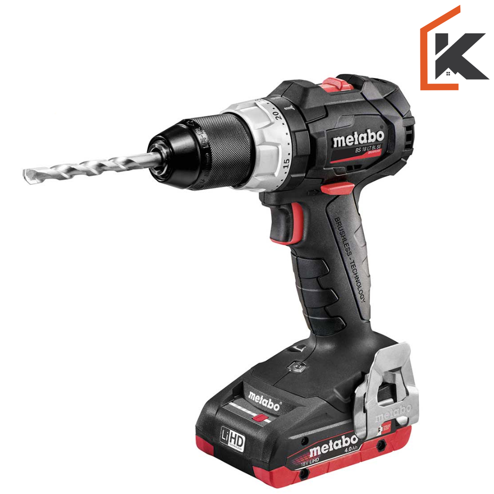 Metabo Akumulatorska bušilica-odvijač BS 18 LT BL SE 2 x AKU (4,0 Ah LiHD) ASC 55 – 602367800