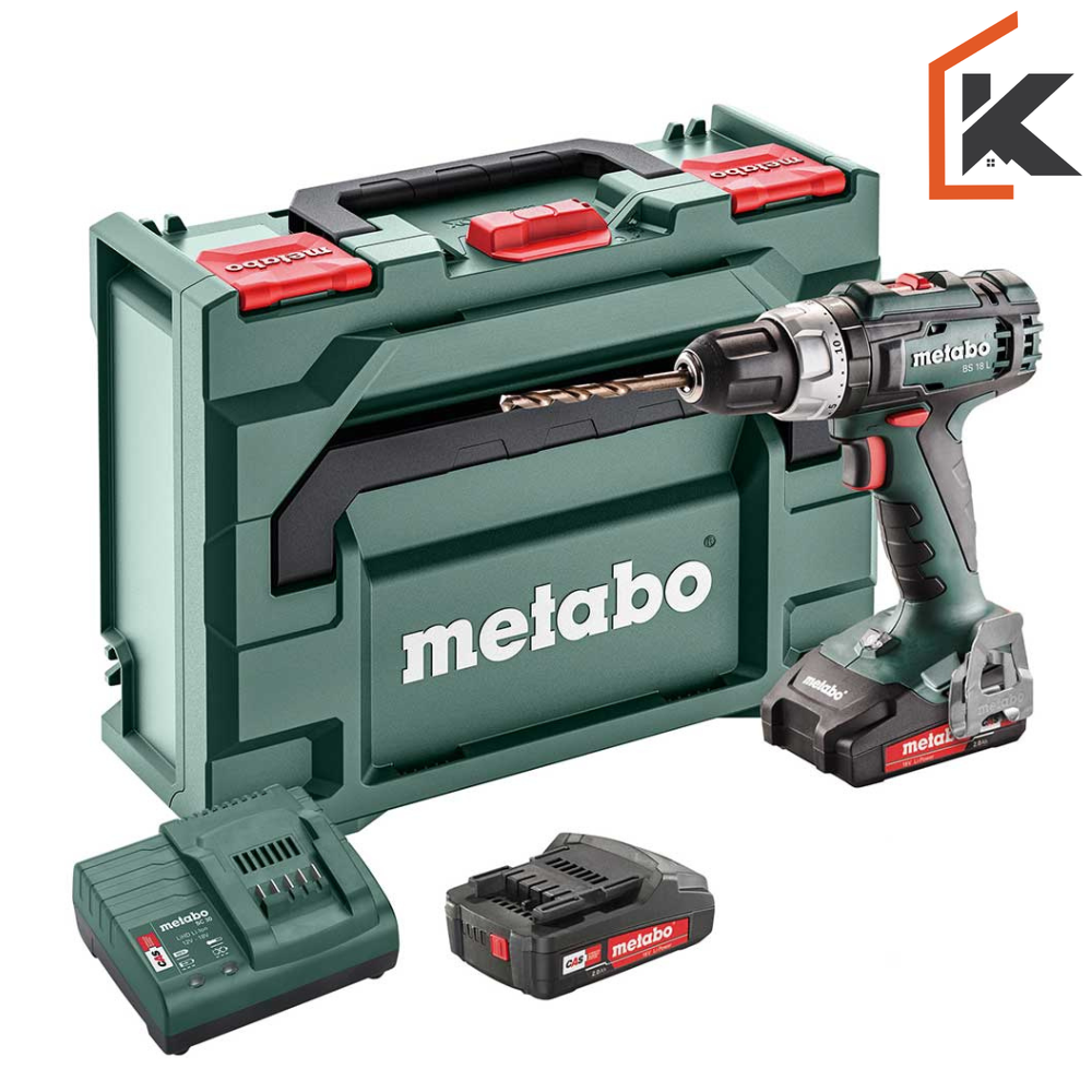 Metabo Bušilica – Odvijač Aku BS 18 L 2 x AKU (2,0 Ah) SC 30 + metaBOX 145 – 602321500