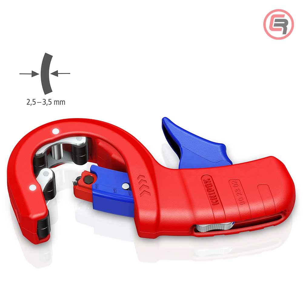Knipex Rezač Za PVC Cijevi DPT50 – fi 32 / 40 / 50 mm – 90 23 02 BK