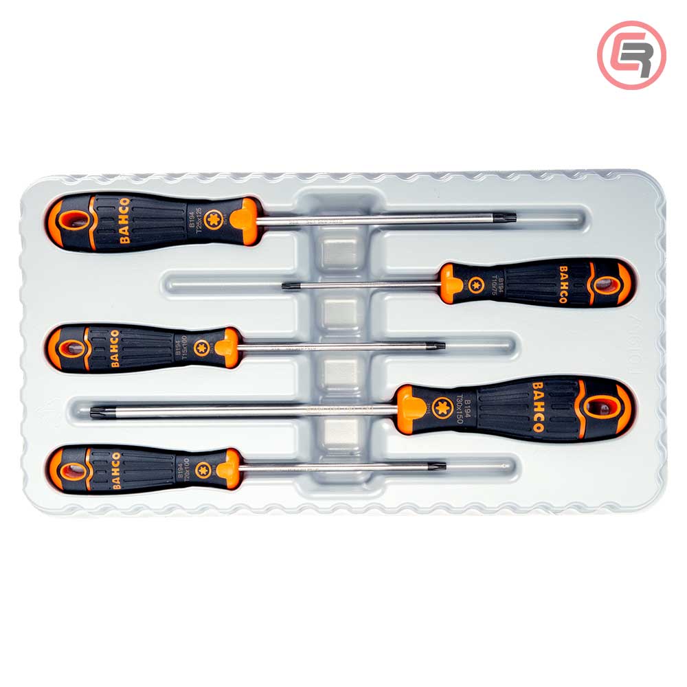 Bahco Garnitura Torx Odvijača T10 – T30 / 5 dijelna – B219.025