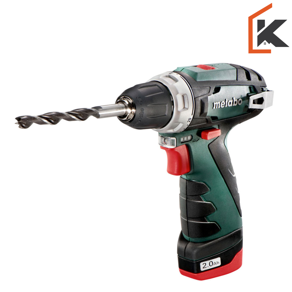 Metabo Cordless Drill-Screwdriver PowerMaxx BS Basic 12V 2xBAT (2.0Ah) LC 40 – 600080500