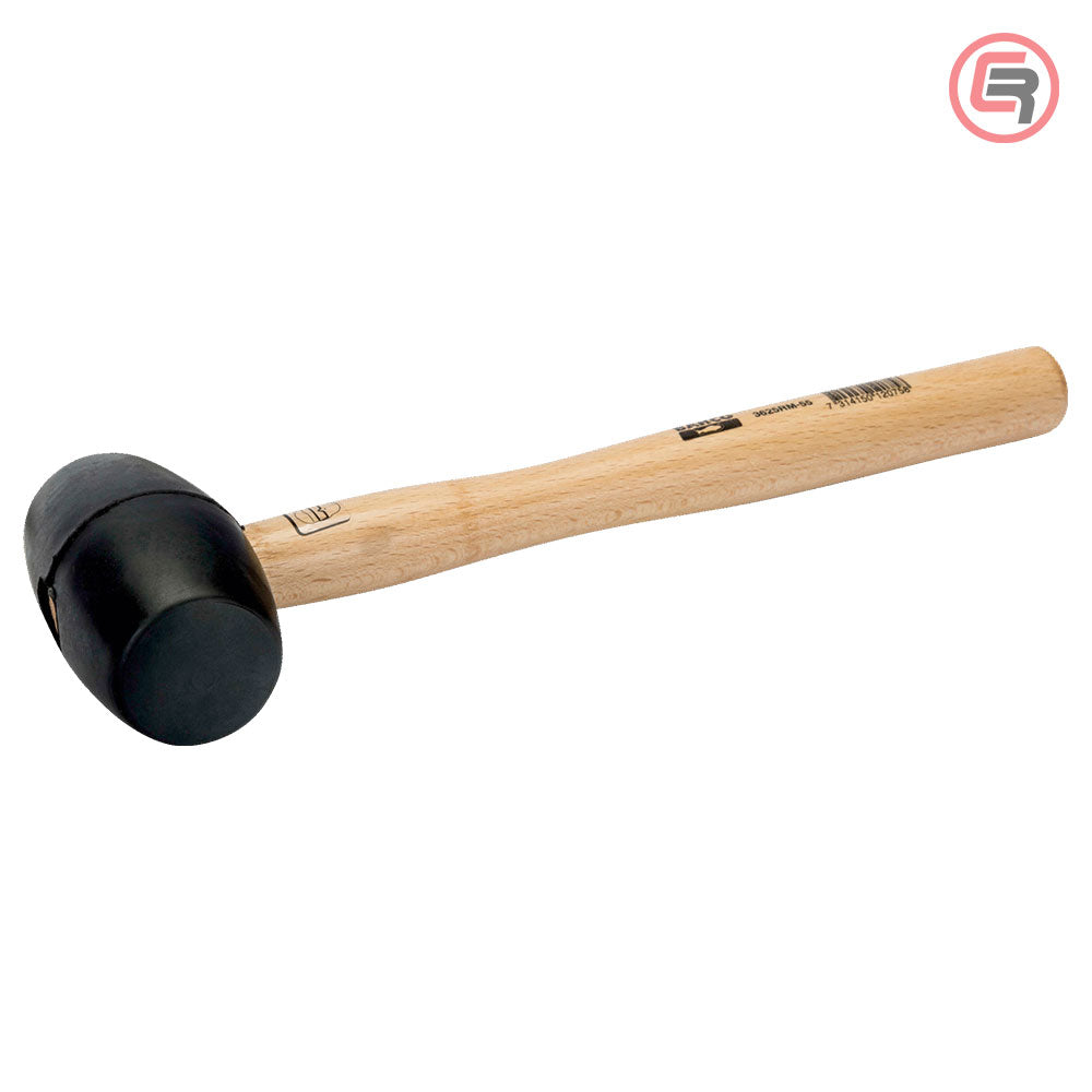 Bahco Čekić Gumeni Sa Drvenom Drškom fi 55 mm / 290 gr – 3625RM-55