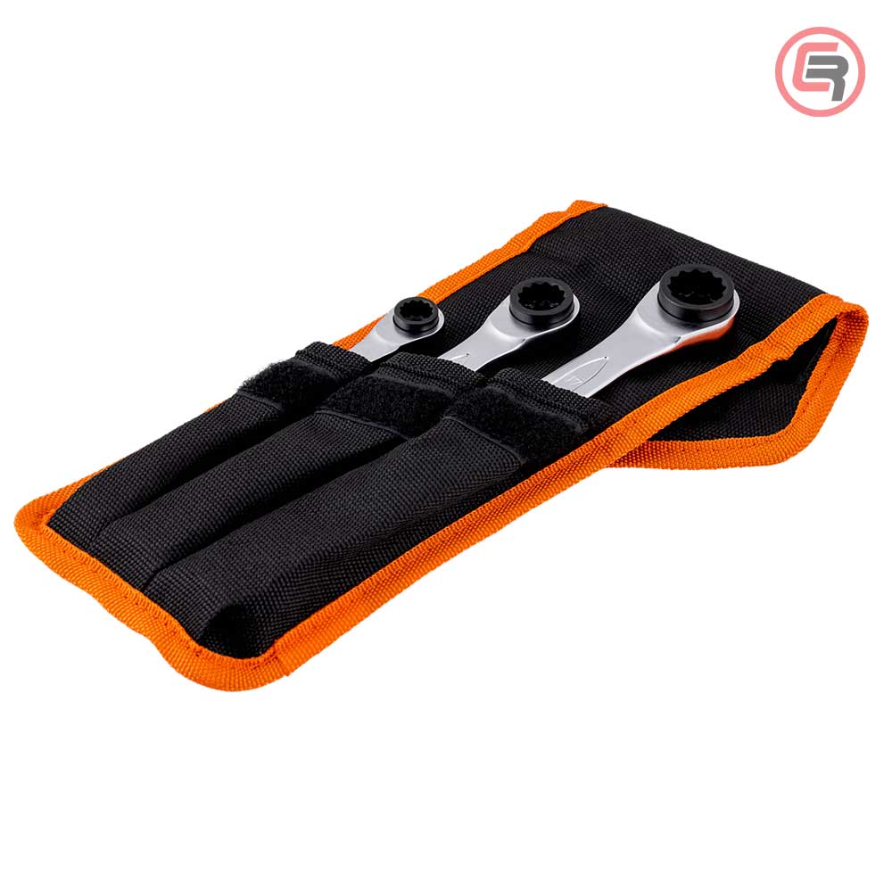 Bahco Garnitura Ključeva Okasti-Račna “4 u 1” 8 – 19 mm / 3 dijelna – S4RM/3T
