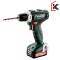 Metabo akumulatorska bušilica-odvijač PowerMaxx BS 12 / 2xAKU (2,0 Ah) SC 36 + metaBOX – 601036500