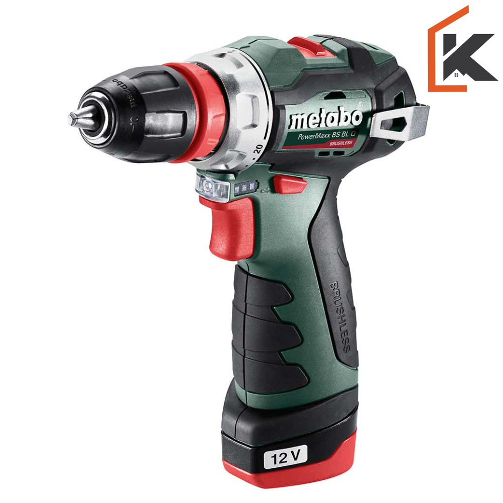 Metabo Bušilica-Odvijač Aku PowerMaxx BS BL Q 12V 2xAKU (2,0Ah) LC 24 + Kofer – 601749500