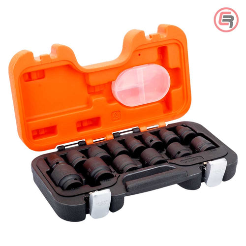 Bahco Garnitura Nasadnih Ključeva Udarnih 1 / 2 ” Kratki 10 – 27 mm/ 14 dijelna – D/S14