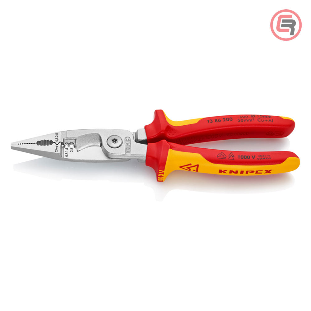Knipex Kliješta Elektroinstalacijska Multifunkcionalna 200mm 1000V – 13 86 200