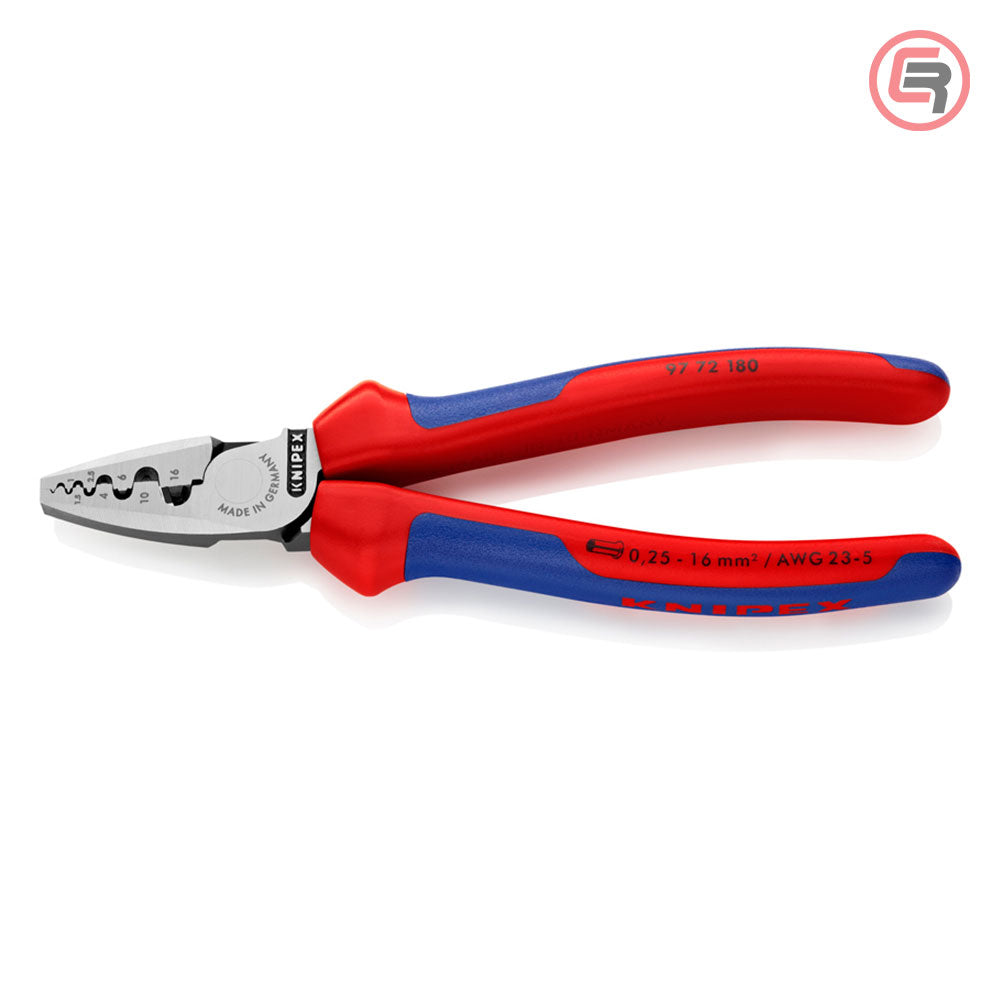Knipex Kliješta Za Krimpanje – Stiskanje Završnih Čahura 0,25-16mm2 – 97 72 180