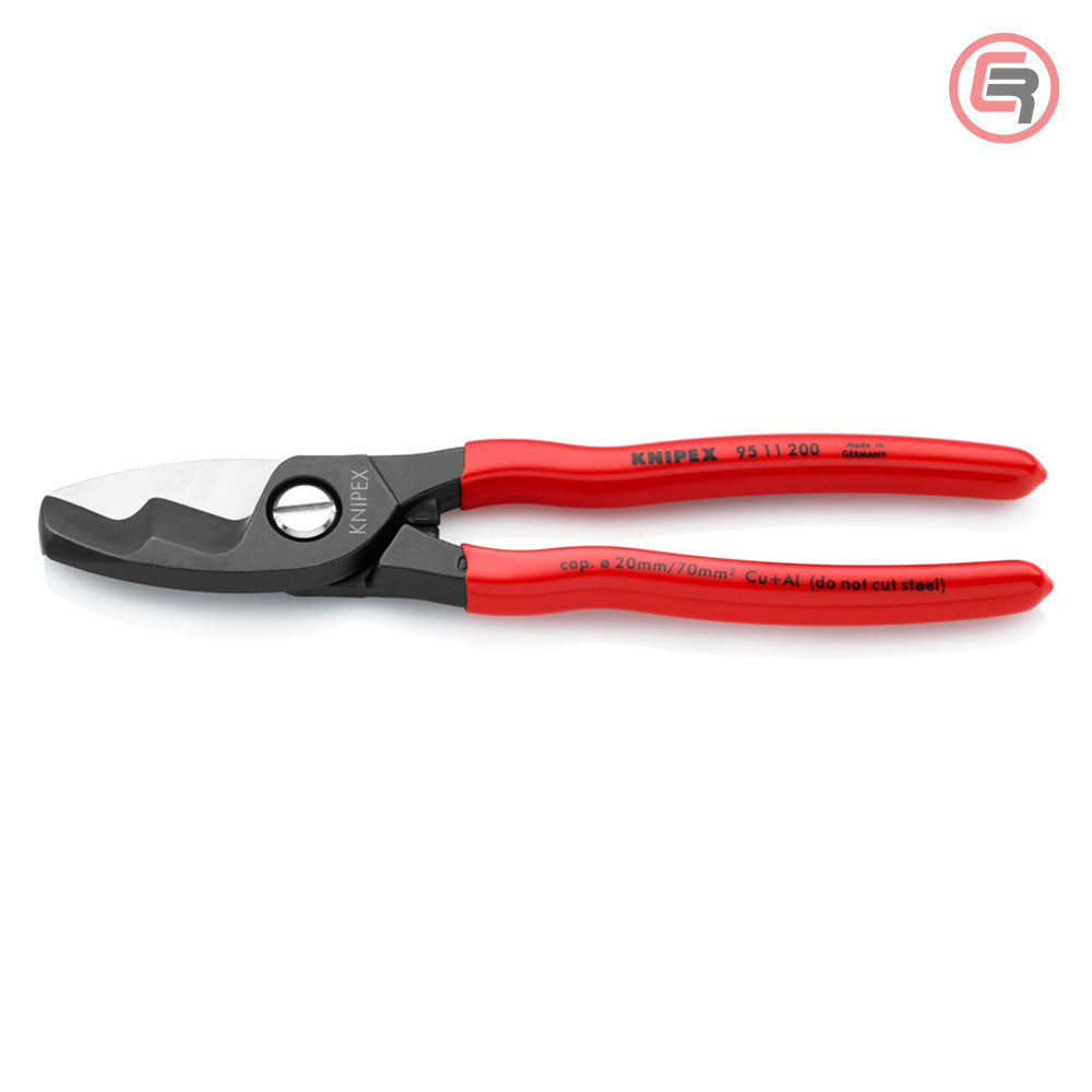 Knipex Škare Makaze Sa Dvostrukom Reznom Ivicom 200mm Za Kablove 70mm2 – 95 11 200