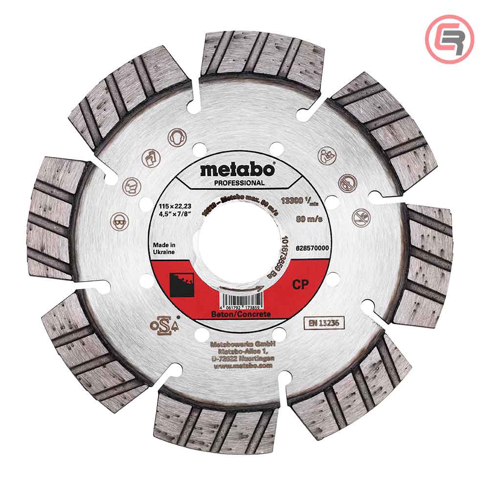 Metabo Dijamantna Rezna Ploča Za Beton 115 x 22,23 mm “CP” Professional – 628570000