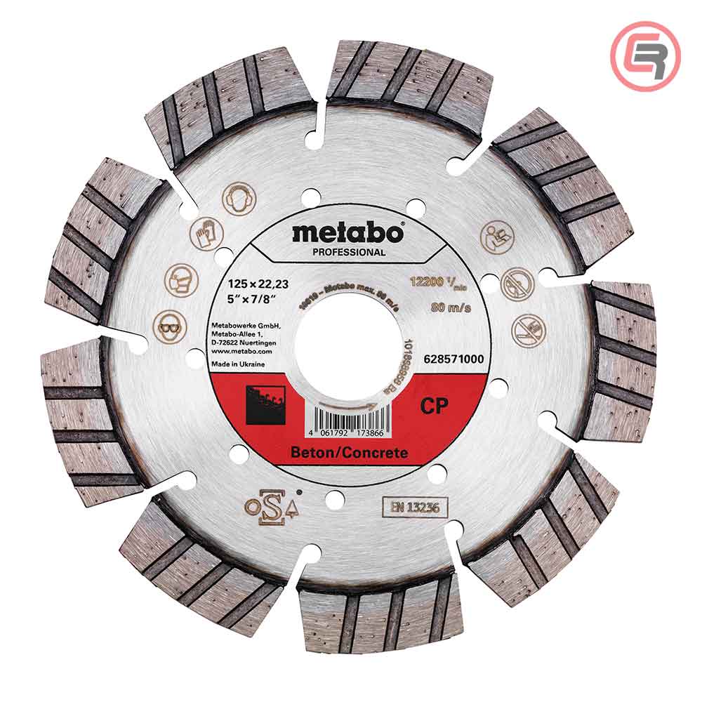 Metabo Dijamantna Rezna Ploča Za Beton 125 x 22,23 mm “CP” Professional – 628571000