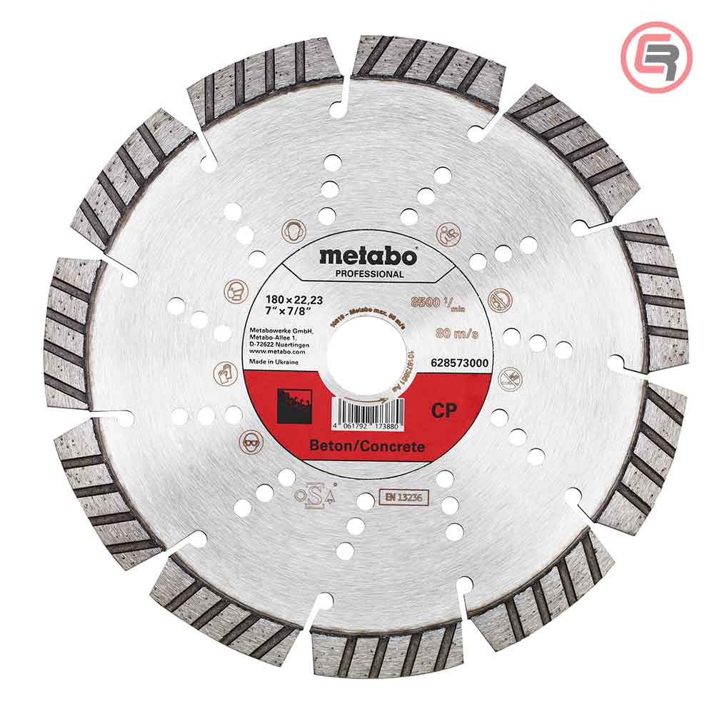 Metabo Dijamantna Rezna Ploča Za Beton 180 x 22,23 mm “CP” Professional – 628573000