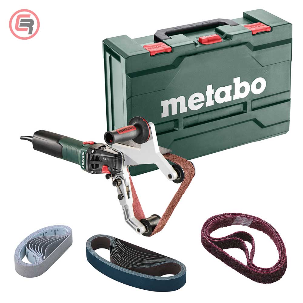 Metabo Brusilica RBE 15-180 Set Tračna Za Inox Cijevi 1.550 W + metaBOX 185 XL – 602243500
