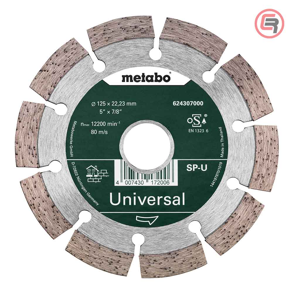 Metabo Dijamantna Rezna Ploča Universal 125 x 22,23 mm SP/U – 624307000