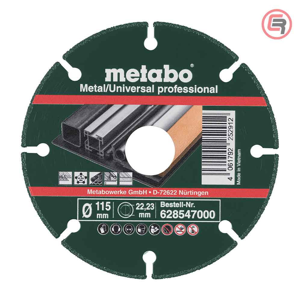 Metabo Dijamantna Rezna Ploča 115 x 1,3 x 22,23 mm “MUP” Metal / Universal Professional – 628547000