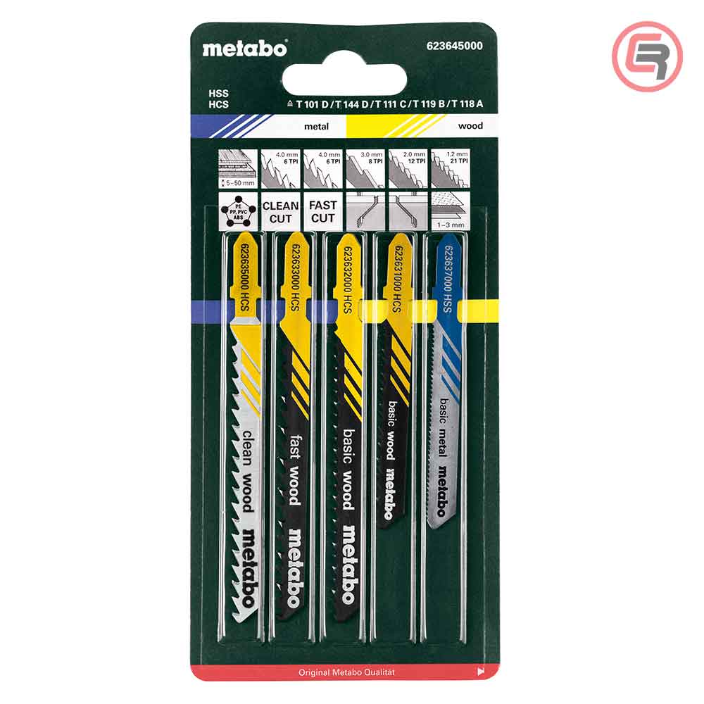 Metabo Ubodne Pilice Za Drvo, Metal i PVC / 5 kom – 623645000