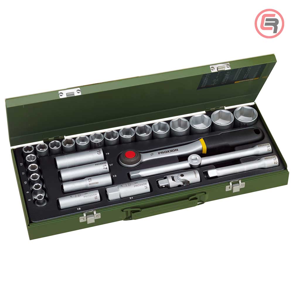 Proxxon Garnitura Nasadnih Ključeva 1/2” 8 – 34 mm / 29 dijelna – 23000