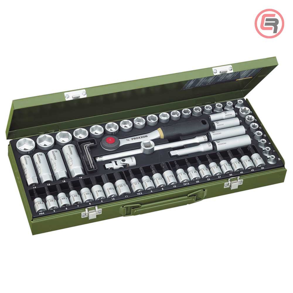 Proxxon Garnitura Nasadnih Ključeva 3/8”, 6 – 24 mm / 65 dijelna – 23112