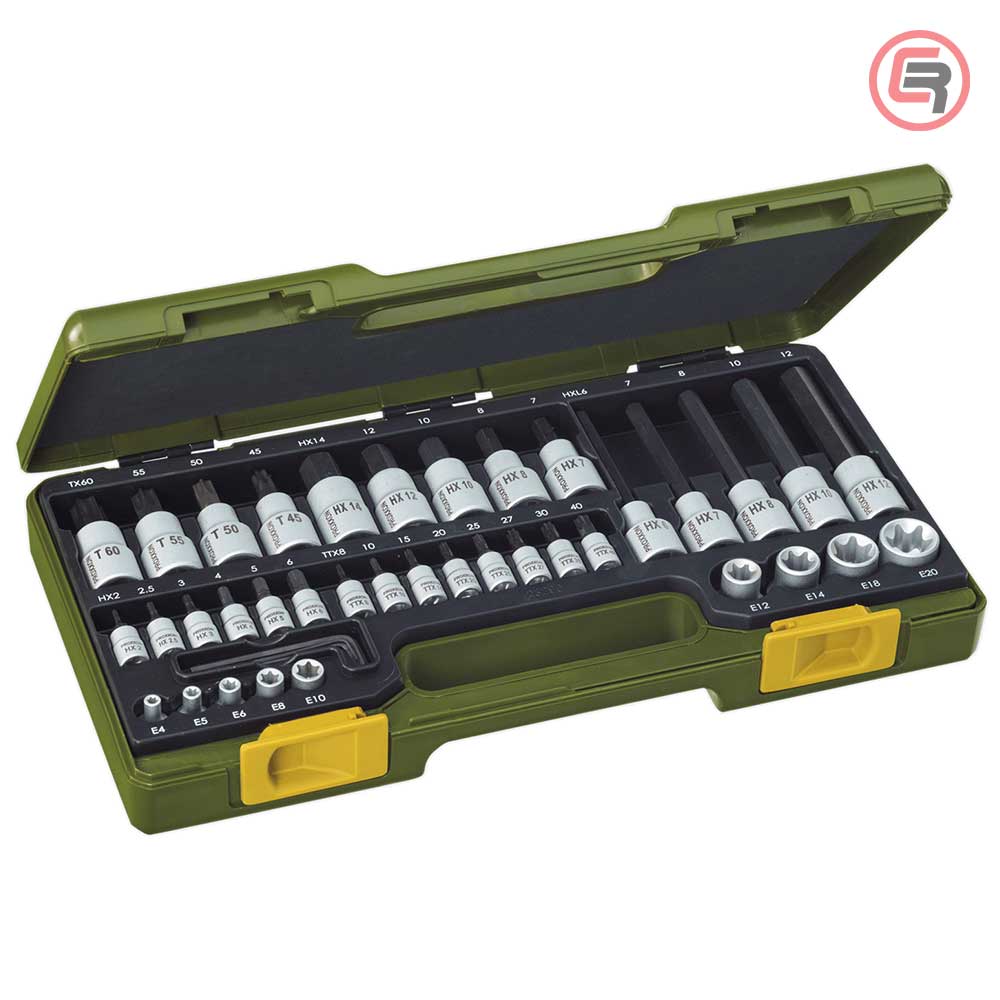Proxxon Garnitura Nasadnih Torx i Imbus Ključeva 1/4″ + 1/2″ / 42 dijelna – 23290