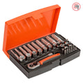 Bahco Garnitura Nasadnih Ključeva Kratki + Dugi 1 / 4”  4 – 13 mm / 37 dijelna – SL25L
